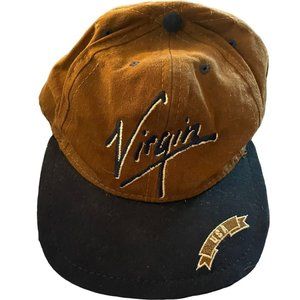Virgin Music Label Records Music Hat Adjustable Cap Made In USA Cotton